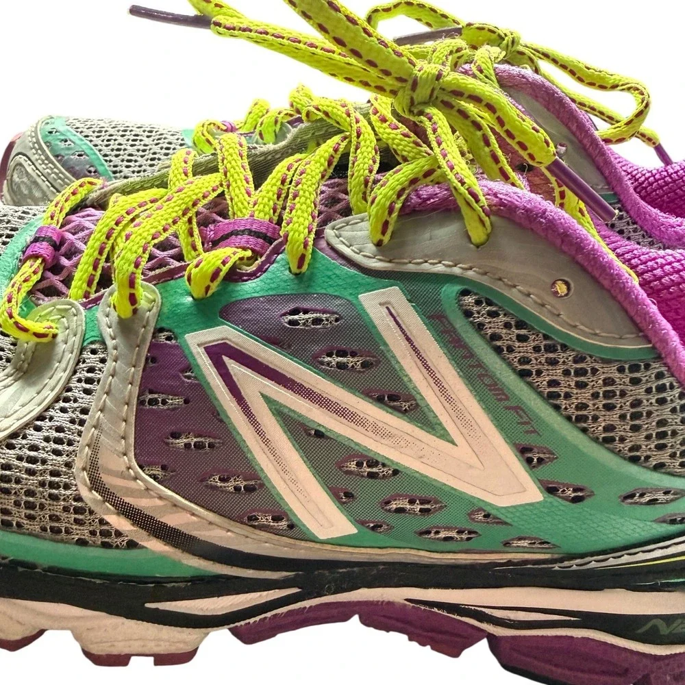 New Balance 1080v3 Women Running Shoes Teal Purple Silver W1080SP3 US 7